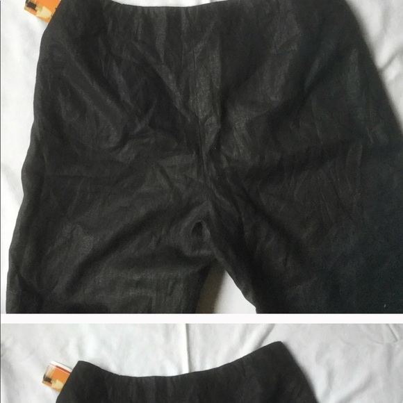 Linen flat front trouser fit pant - Picture 4 of 5